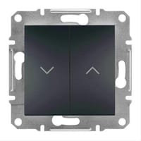 INTERRUPTOR PERSIANA SERIE ASFORA ANTRACITA - 1