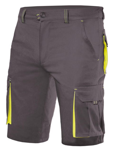 BERMUDA MULTIBOLSILLOS ELASTICA GRIS TALLA 48 VELILLA 103010S - 1