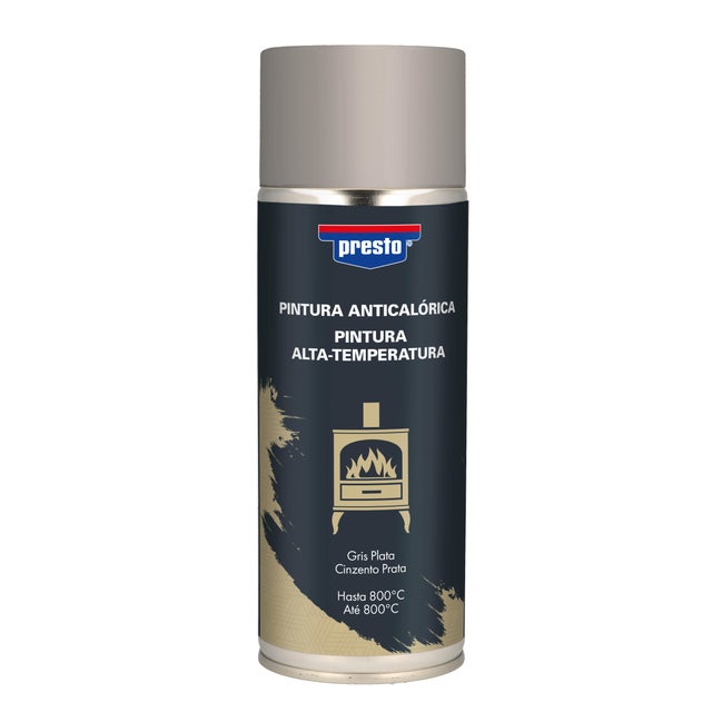 ESPRAY ALTA TEMPERATURA 400ML PLATA