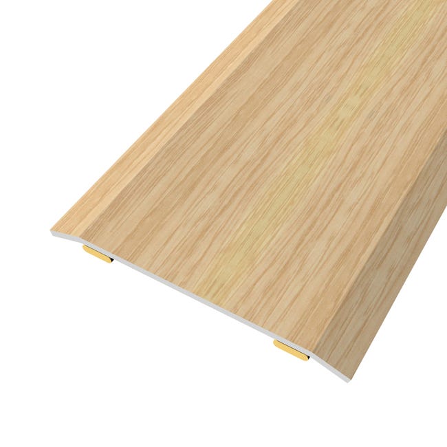PERFIL DE TRANSICIÓN ADHESIVO ACERO ROBLE CLARO 83CM - 1