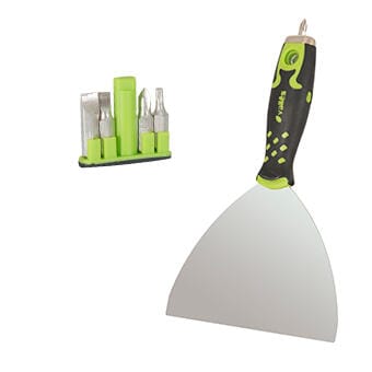 ESPATULA INOXIDABLE MANGO BIMATERIA C/PUNTA VALLES - 1