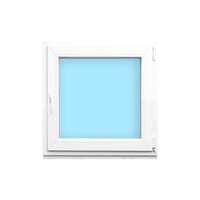 VENTANA PVC OSCILOBATIENTE BLANCA 80X80CM - 1