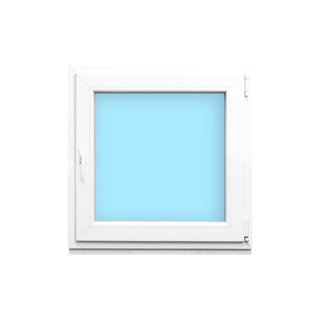 VENTANA PVC OSCILOBATIENTE BLANCA 80X80CM - 1