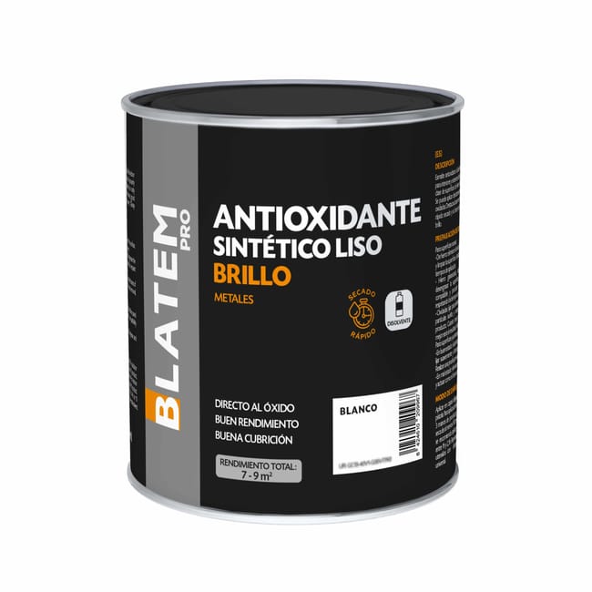 ESMALTE SINTETICO ANTIOXIDANTE BRILLANTE 750ML BLANCO - 1