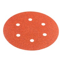 6 DISCOS DE LIJA 150MM 6 AGUJEROS GRANO 80 - 1