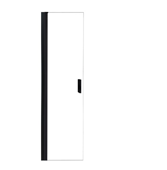 MAMPARA PANEL DE DUCHA ABATIBLE CARIBE PRO 80CM CON TIRADOR NEGRO