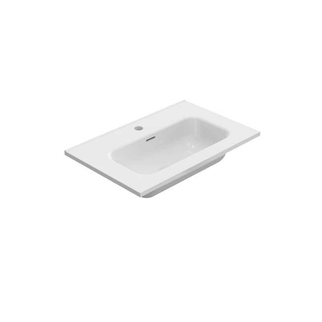 LAVABO DE ENCIMERA 61X39CM BLANCO - 1