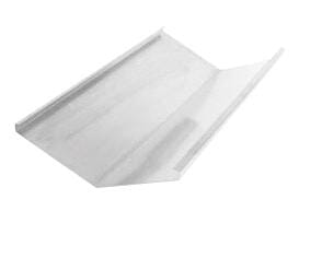 LIMA EVACUACIÓN PLUVIALES METÁLICO 130º TEJA CURVA ACERO GALVANIZADO 3M - 1