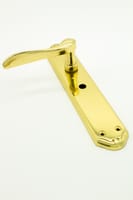 JUEGO DE MANILLA PLACA CON MULETILLA 47  MM LATON 2000 - 1