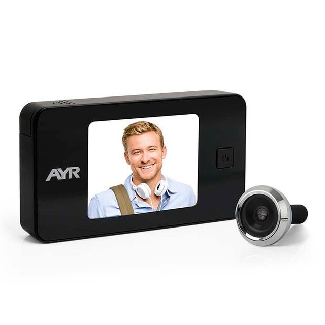 MIRILLA DIGITAL PARA PUERTA LCD DE 3,2 PULGADAS COLOR NEGRO