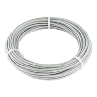 CABLE ACERO GALVANIZADO PLASTIFICADO 6 X 7 + 1  2   4 MM CABLES Y ESLINGAS. 15 M - 1