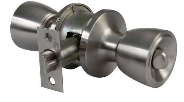 POMO PARA PUERTA DE INTERIOR PASO CON CONDENA LATON CROMO 602 AMIG