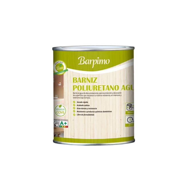 BARNIZ ACRILICO MATE  POLIURETANO 750ML INCOLORO - 1