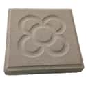 PANOT FLOR GRIS 20X20 CM - 1