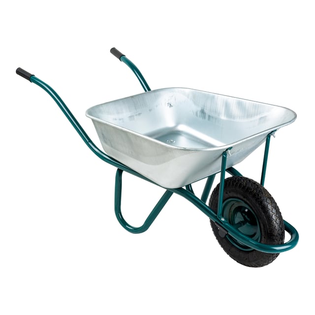 CARRETILLA DE OBRA GALVANIZADA 90L