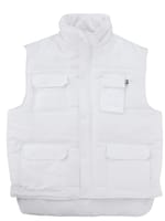 CHALECO MULTIBOLSILLOS ACOLCHADO BLANCO TALLA L VELILLA 108 - 1