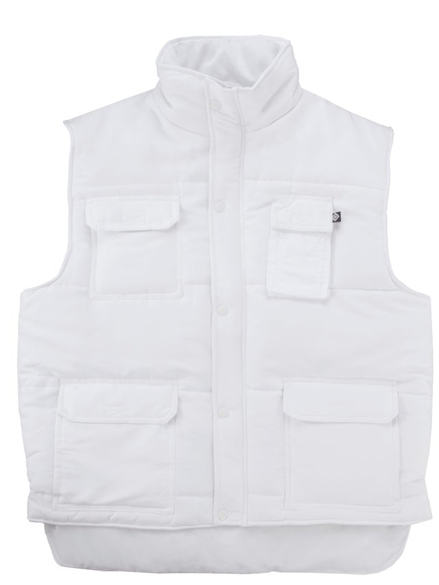 CHALECO MULTIBOLSILLOS ACOLCHADO BLANCO TALLA XXL VELILLA 108
