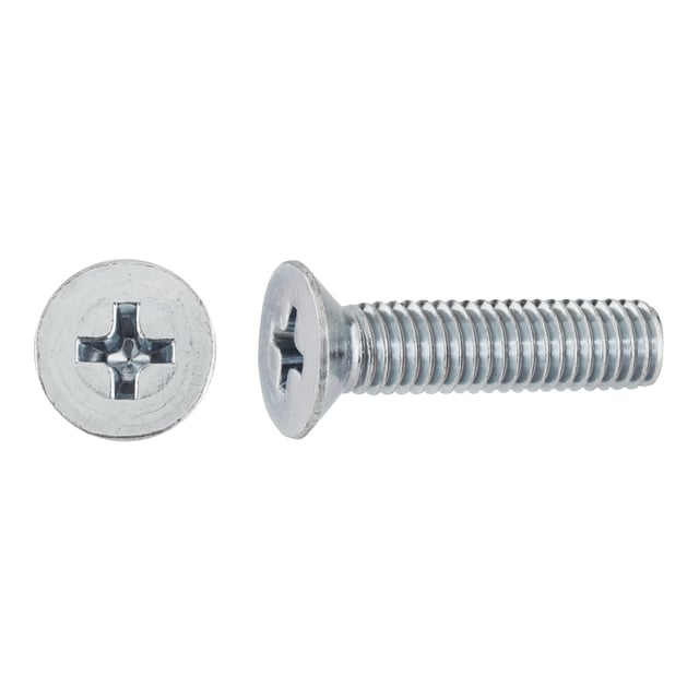 TORNILLOS MÉTRICOS PARA METAL CINCADOS 5X20MM. 200UDS