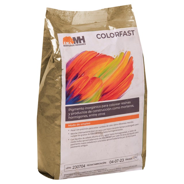 COLORANTE COLOR FAST MORTEROS HENARES MARRON 1KG