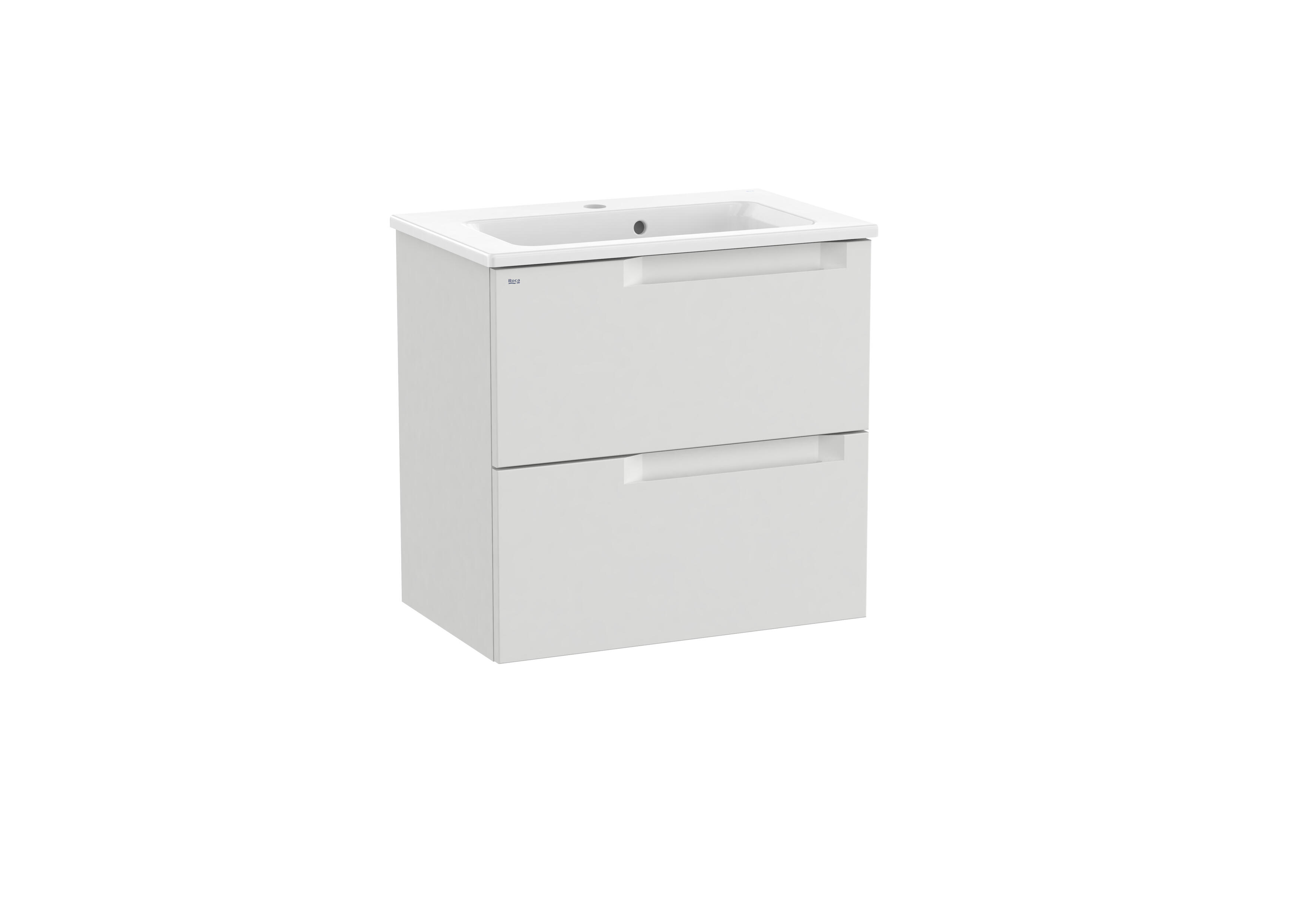 MUEBLE DE BAÑO CON LAVABO ROCA BORNEO GRIS CLARO 60.5X46CM - 2