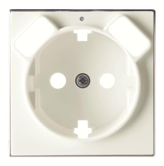 TAPA SCHUKO+2USB SERIE SKY BLANCO - 1