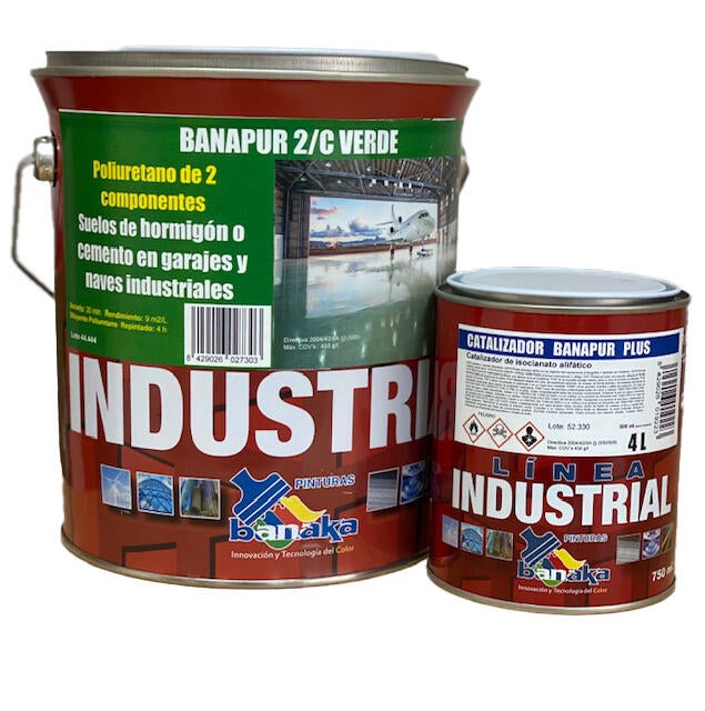 PINTURA  SUELOS POLIURETANO + CATALIZADOR 5KG GRIS