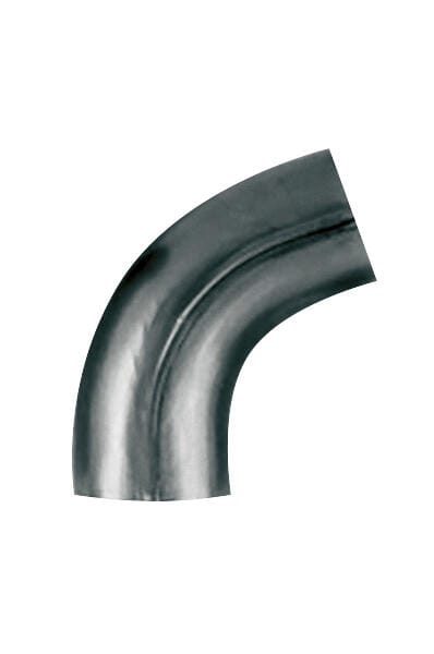 CODO EVACUACIÓN PLUVIALES METÁLICO ENGATILLADO ZINC-TITANIO Ø80MM - 1