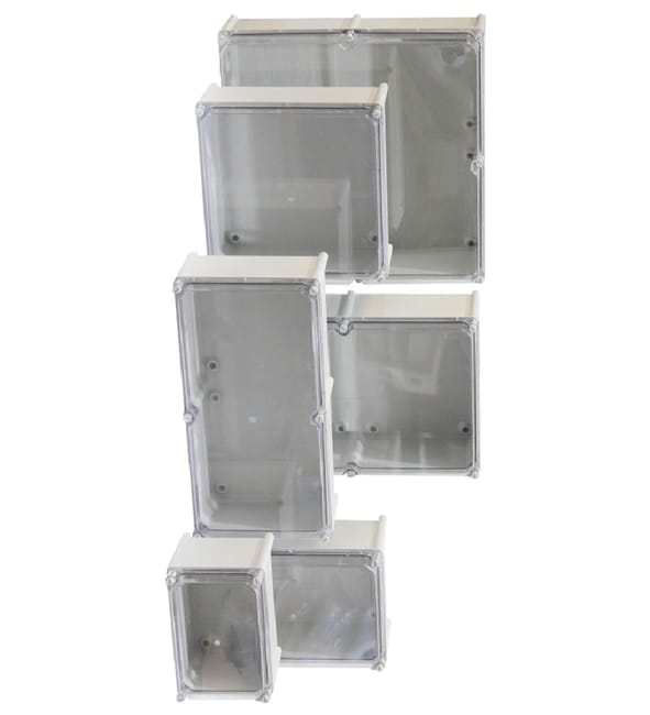 CAJA MODULAR 27X27 TAPA TRANSPARENTE - 1
