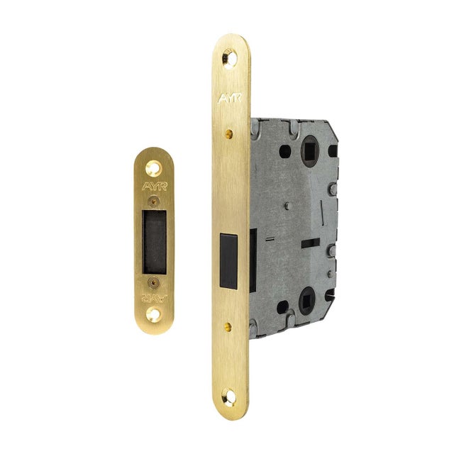 PICAPORTE MAGNETICO LATON  SATINADO MOD 819 AYR 