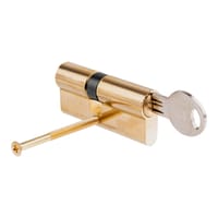 CILINDRO SEGURIDAD BOMBIN 30X40MM. PUNTOS LEVA 15MM. LATON FAC - 1