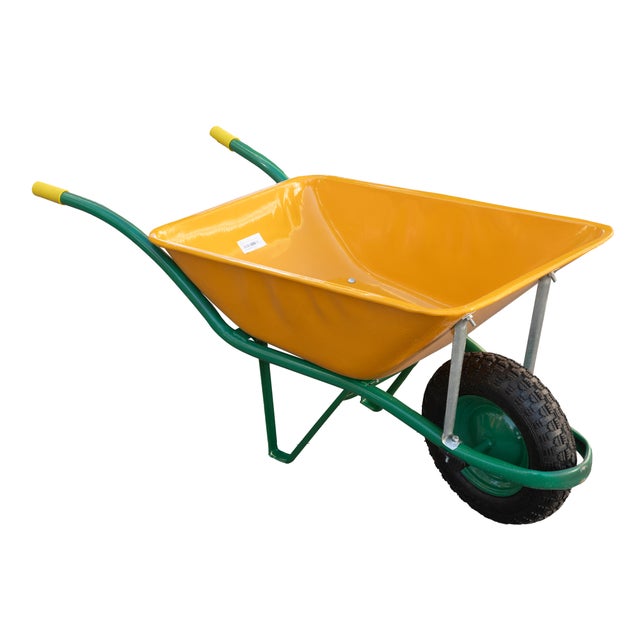 CARRETILLA DE OBRA PINTADA 90L