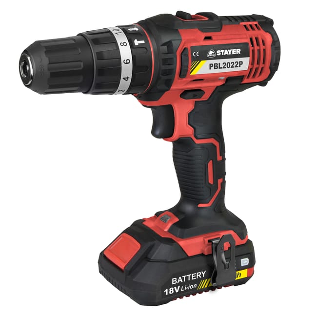 TALADRO PERCUTOR BATERÍA STAYER PBL 2022 18V  - 1