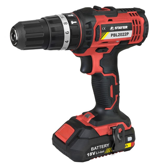 TALADRO PERCUTOR BATERÍA STAYER PBL 2022 18V 
