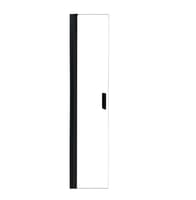 MAMPARA PANEL DE DUCHA ABATIBLE CARIBE PRO 60CM CON TIRADOR NEGRO - 2