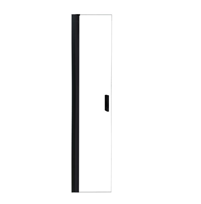 MAMPARA PANEL DE DUCHA ABATIBLE CARIBE PRO 60CM CON TIRADOR NEGRO