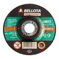 DISCO AMOLADORA CORTE PIEDRA 125MM BELLOTA - 1