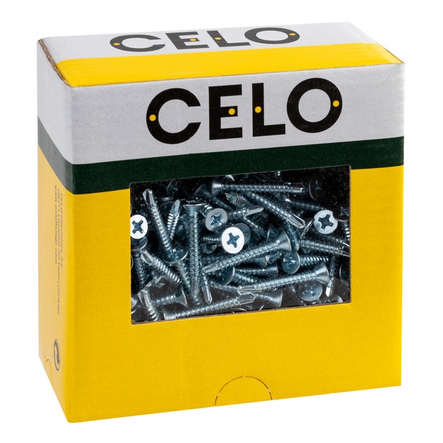 TORNILLOS ROSCA CHAPA PARA METAL CINCADO 3,5X25MM. 250UDS