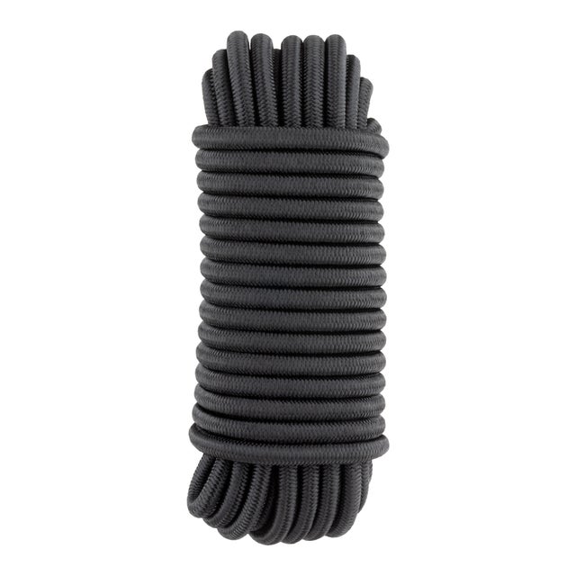 CUERDA ELÁSTICA POLIESTER 8MM. 10M NEGRO ROMBULL