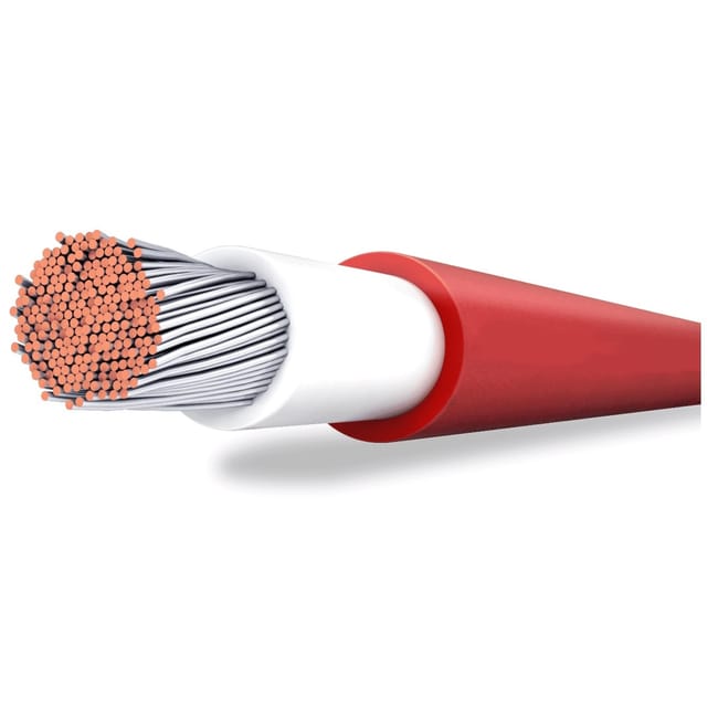 HILO SOLAR H1Z2Z2-K 4MM2 ROJO METRO LINEAL - 1