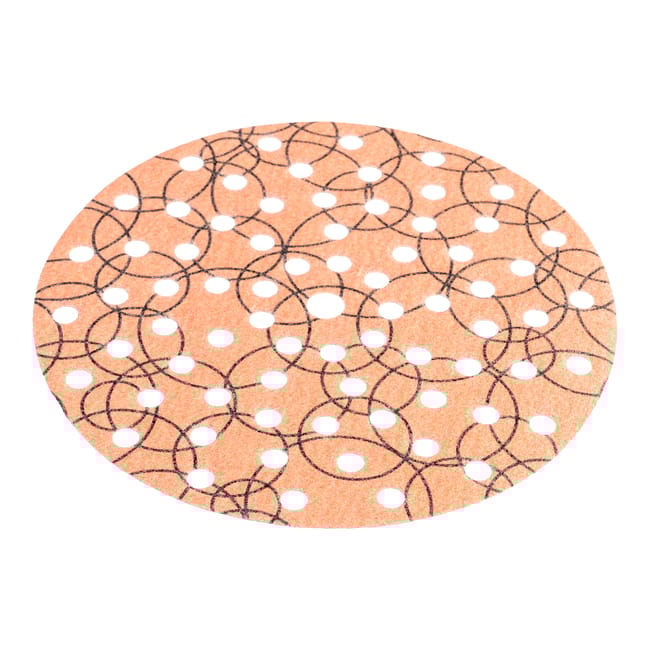 6 DISCOS DE LIJA 180MM MULTIPERFORADOS GRANO 80 - 1