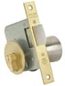 CERRADURA EMBUTIR 70MM CON CILINDRO MOD 1561 LATON - 1