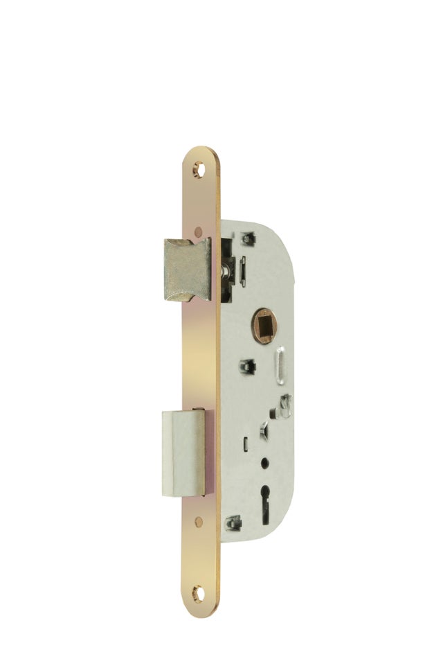 CERRADURA EMBUTIR PARA PUERTA DE MADERA 40  MM. NIQUELADA 1308 MCM