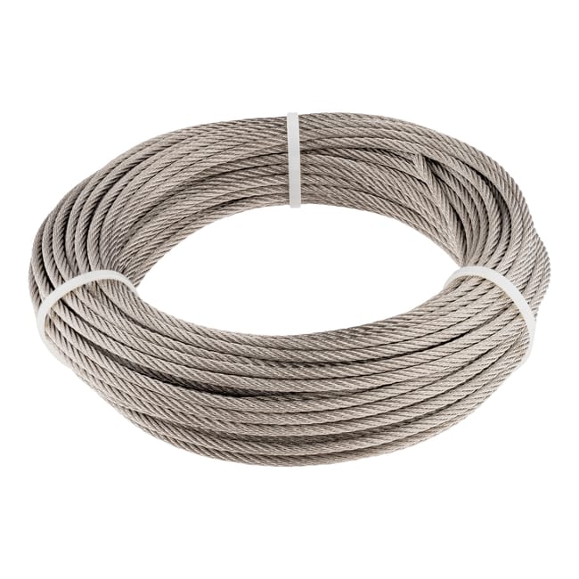 CABLE ACERO INOXIDABLE 7 X 7 + 0   4 MM CABLES Y ESLINGAS. 25 M - 1