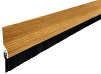 BURLETE ADHESIVO PUERTA ROBLE 92CM ALUMINIO EXTERIOR BURCASA - 1