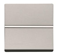 INTERRUPTOR BIPOLAR ANCHO SERIE ZENIT PLATA - 1