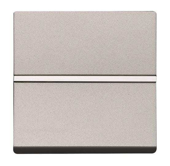 INTERRUPTOR BIPOLAR ANCHO SERIE ZENIT PLATA - 1