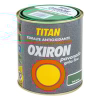 ESMALTE SINTÉTICO ANTIOXIDANTE OXIRON PAVONADO 4L NEGRO - 1