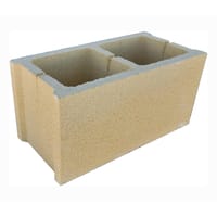 BLOQUE DE HORMIGÓN LIGERO ALBERO 39X19X19 CM - 1