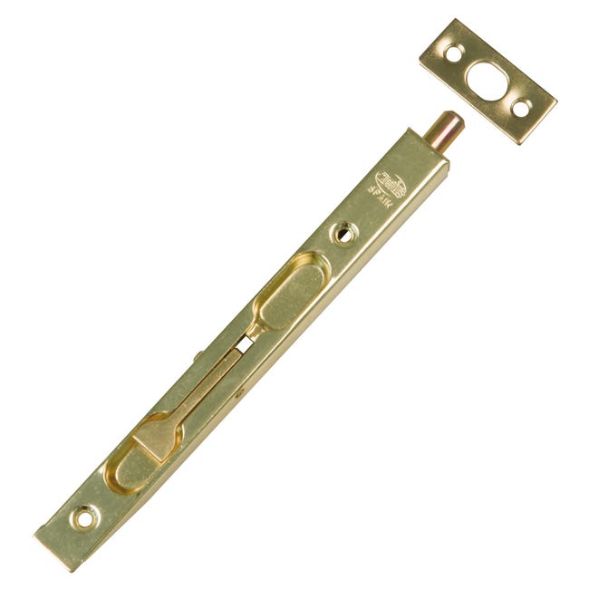 PASADOR EMBUTIR PARA PUERTA 150 MM LATONADO 401 AMIG - 1