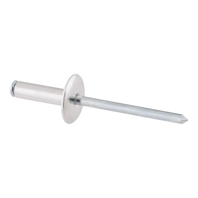 REMACHES CABEZA ANCHA ALUMINIO Y ACERO 4.8 X 16  MM. BRALO. 250 UDS